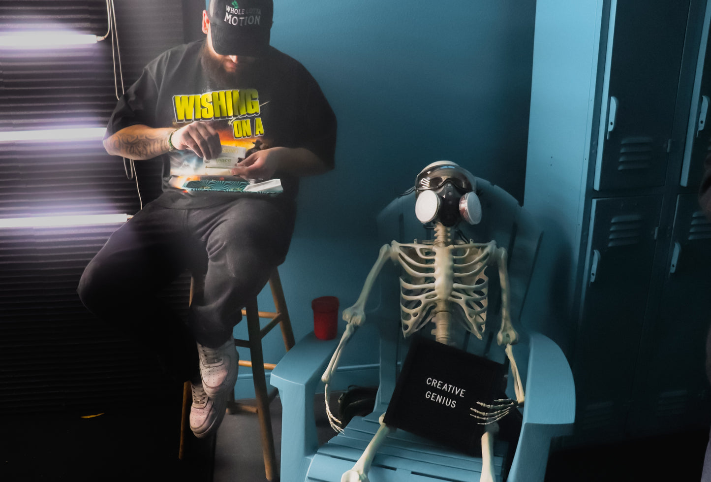 Diamond Pressure Wishing on a Star Black T Shirt