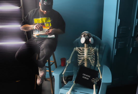 Diamond Pressure Wishing on a Star Black T Shirt