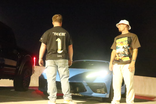 Diamond Pressure Wishing on a Star Brown T Shirt