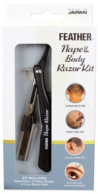 Feather nape & body razor kit