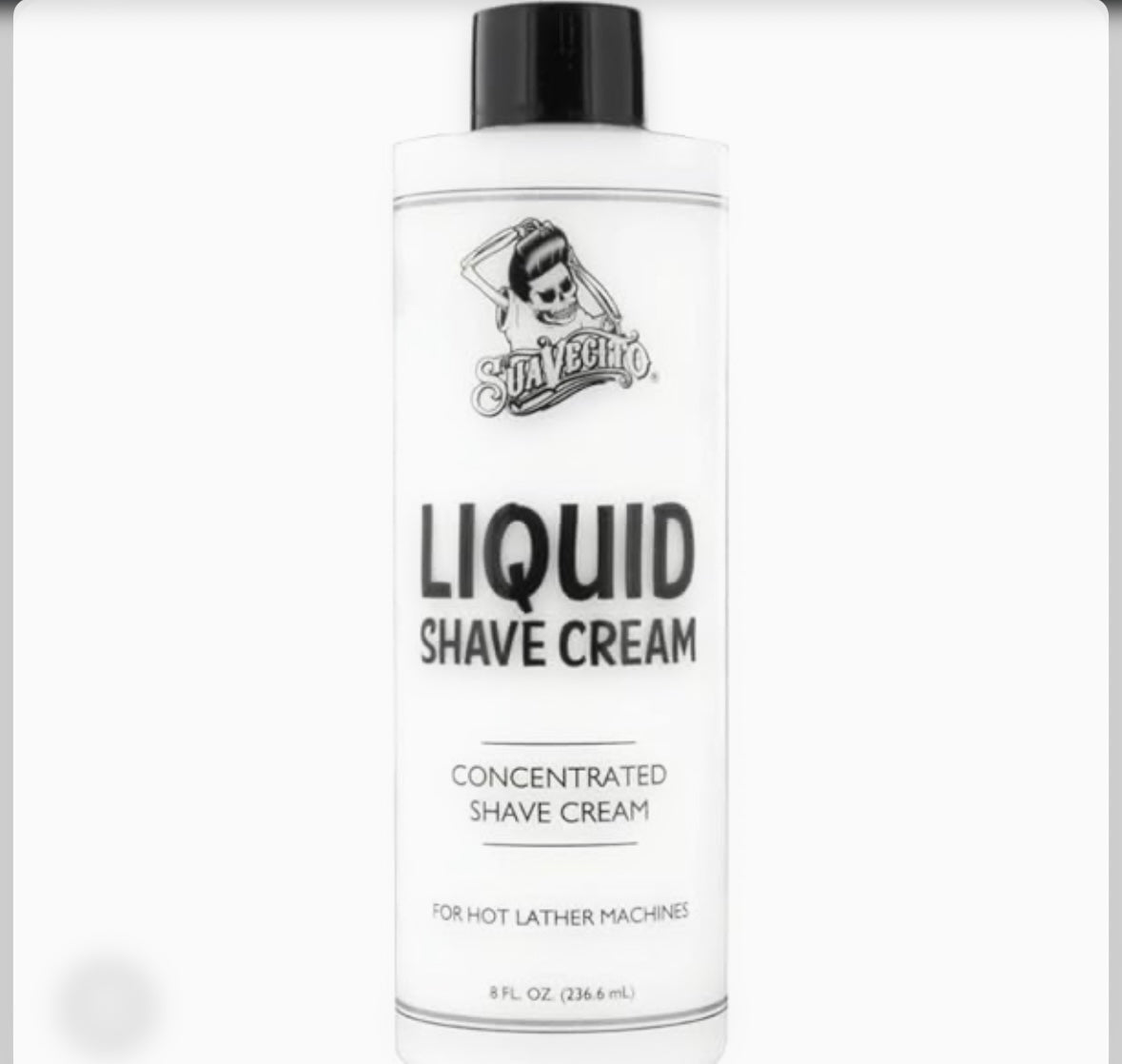 Suavecito Liquid shave cream 8oz