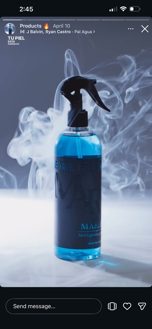Marlow Blue aftershave