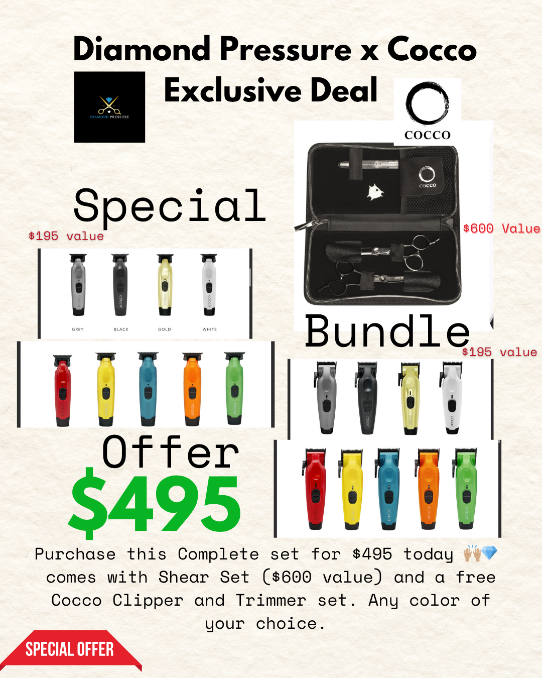 Cocco Diamond Pressure Bundle