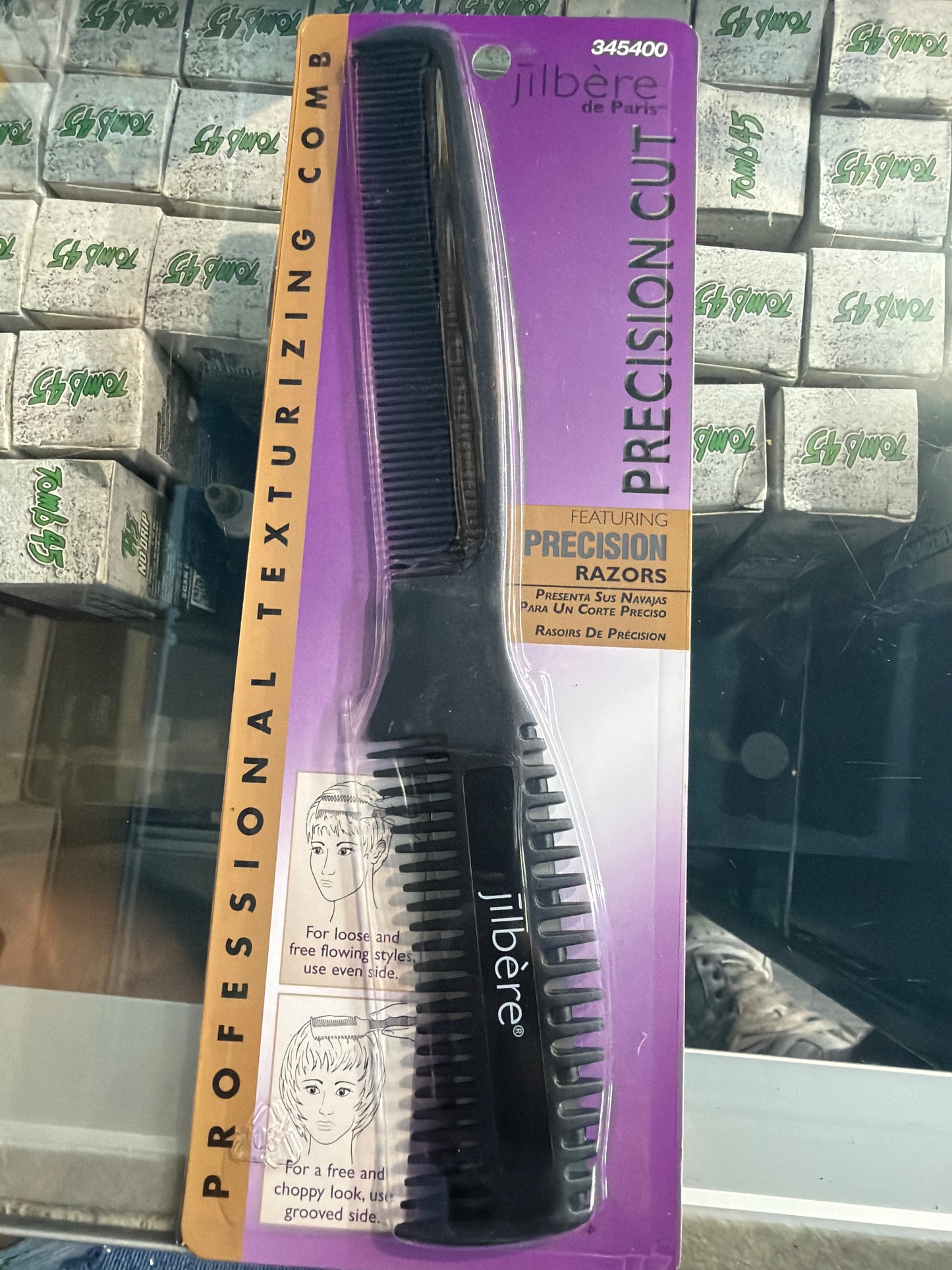 Jilbere precision cut texture comb
