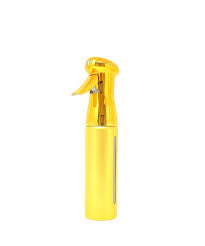 Gold spray bottle