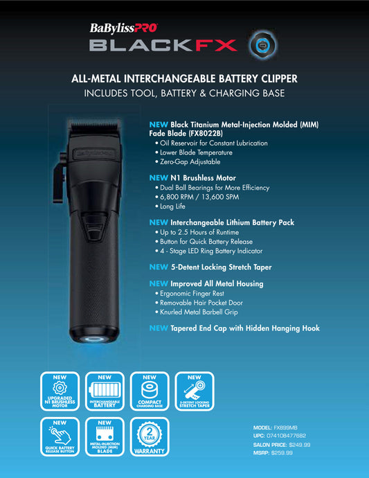 Babyliss FX ONE Clipper Matte Black