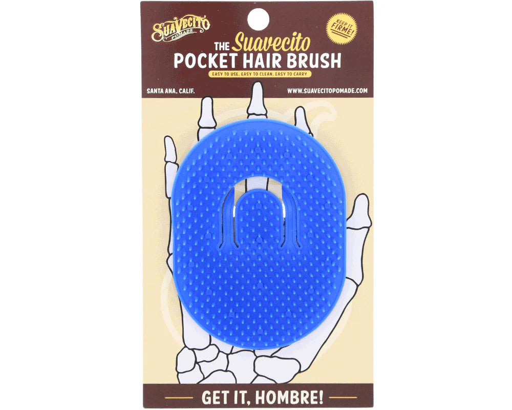 Suavecito Blue pocket brush