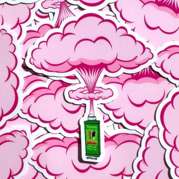 BV&B barber sticker decals