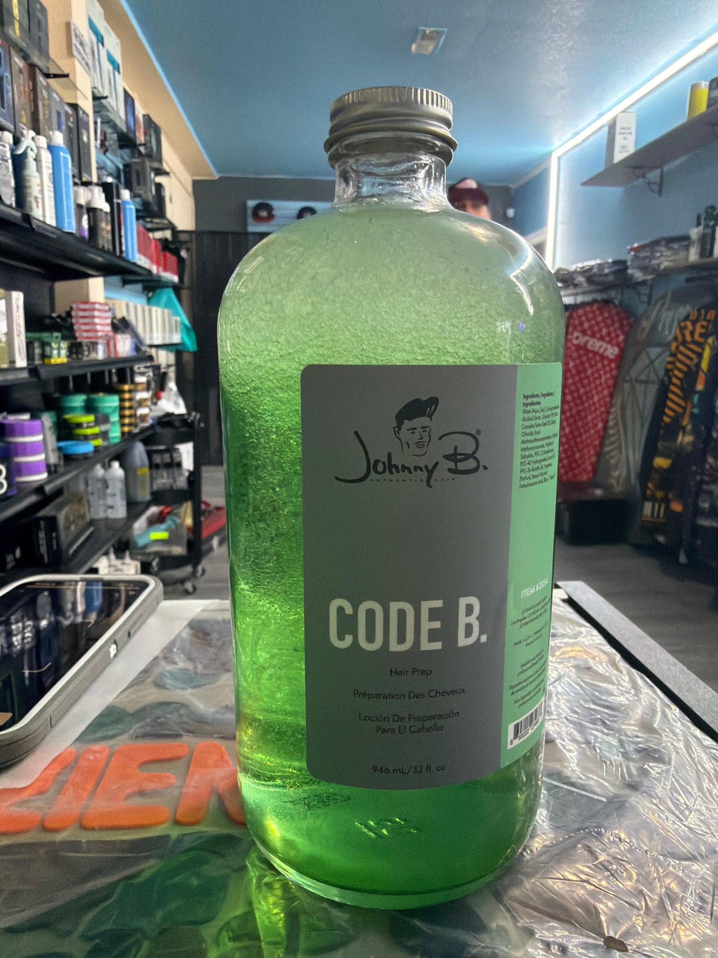 Johnny b Code Hair Prep