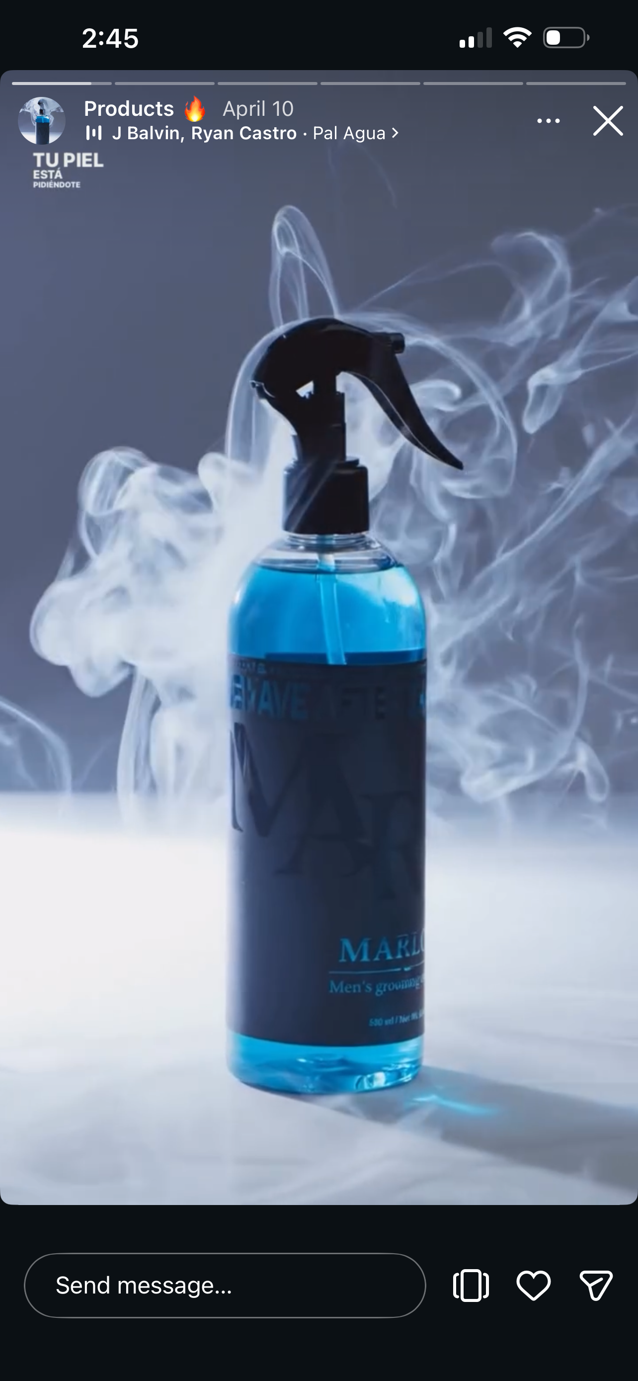 Marlow Blue aftershave